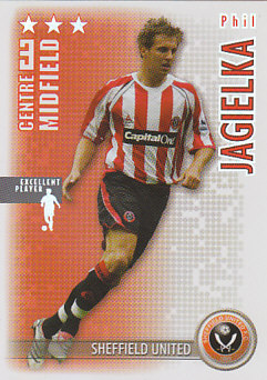 Phil Jagielka Sheffield United 2006/07 Shoot Out Excellent Player #280